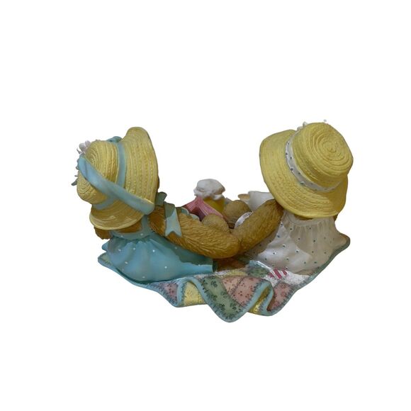 Cherished Teddies VTG 1992 Freda & Tina Our Friendship is a Perfect Blend 6x5x3 - Picture 6 of 9